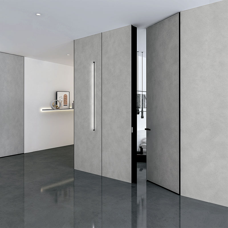 Frameless Wooden Bedroom Door