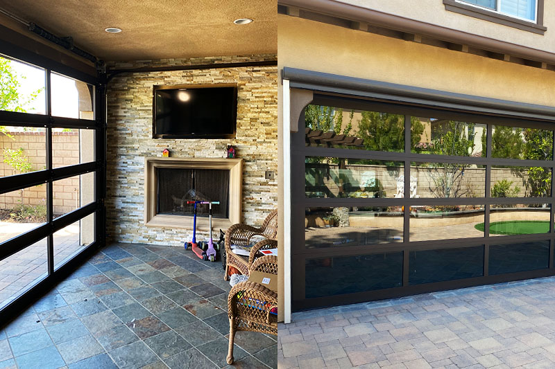 Pioneer Door Expanded Space Bronze Anodized Aluminum with 1/4 Tempered Glass Pioneer Door Expanded Space Bronze Anodized Aluminum with 1/4 Tempered Glass