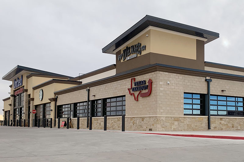 Supermarket Commercial Garage Door Installation, Lubbock, Texas