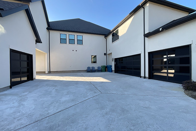 Meadows Garage Door in Roanoke, Texas – Black Laminate Meadows Garage Door in Roanoke, Texas - Black Laminate